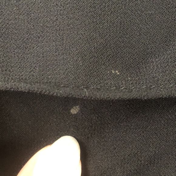 Truth By Republic Top Size XS Sleeveless Semi Sheer Tiered Black Beaded Neckline - Picture 11 of 12